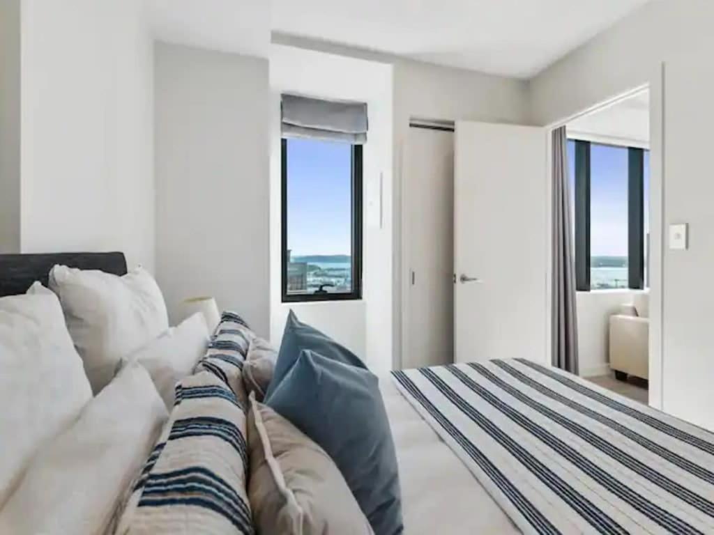 오클랜드 Just Opposite To Sky Tower , 2 Bed 2 Bath In Cbd 아파트 외부 사진