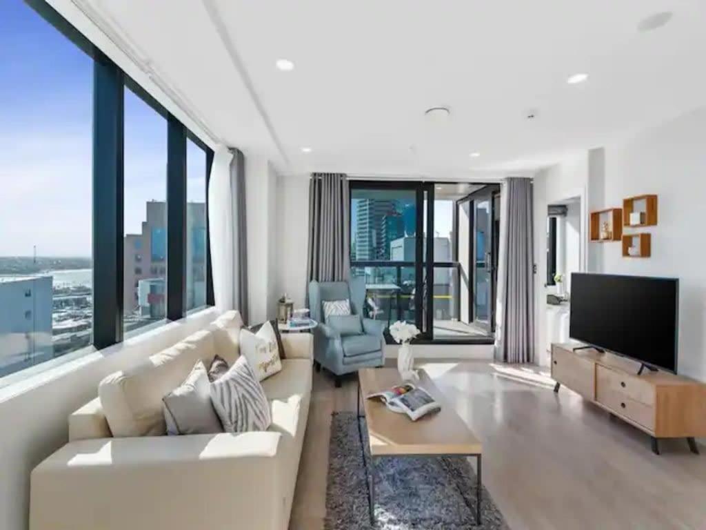 오클랜드 Just Opposite To Sky Tower , 2 Bed 2 Bath In Cbd 아파트 외부 사진