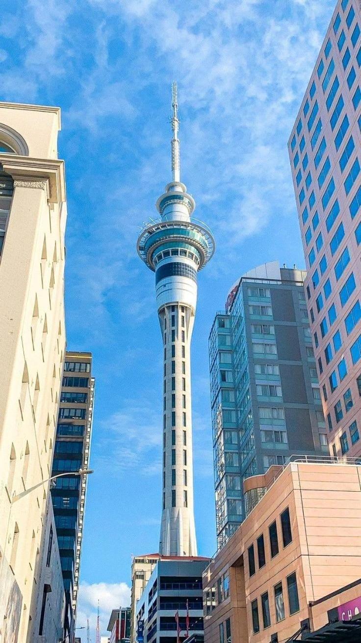 오클랜드 Just Opposite To Sky Tower , 2 Bed 2 Bath In Cbd 아파트 외부 사진
